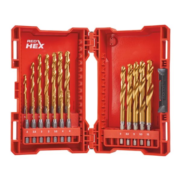 2411202569242d6e11c23 Elektro Dot Professional Udarne burgije za metal 2-10mm TIN HEX 1/4” set 19/1 48894760
