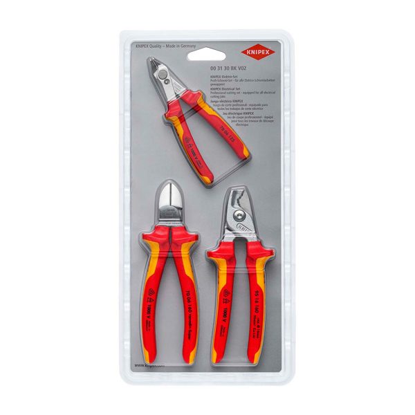 2511202569256362e9ad8 Elektro Dot Professional KNIPEX Električarski set 3/1 za sečenje - 00 31 30 BK V02 00 31 30 BK V02