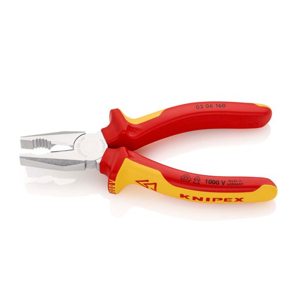 251120256925639abc627 Elektro Dot Professional KNIPEX Klešta kombinovana izolovana 1000V VDE 160mm - 03 06 160 03 06 160