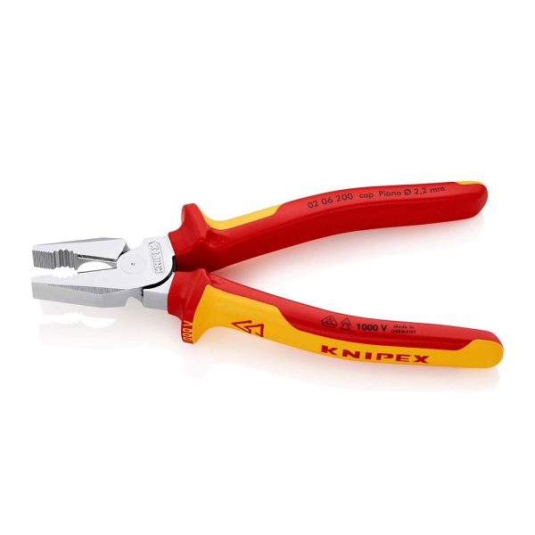 25112025692563ed79daa.jpeg 25112025692563ed79daa Elektro Dot Professional KNIPEX Kombinovana klešta izolovana 1000V VDE 200mm blister pakovanje - 02 06 200 SB 02 06 200 SB