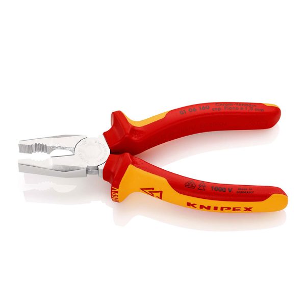 25112025692563f06b3f8.jpeg 25112025692563f06b3f8 Elektro Dot Professional KNIPEX Kombinovana klešta izolovana 160mm - 01 06 160 01 06 160