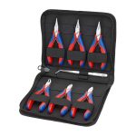 251120256925640603f73 Elektro Dot Professional KNIPEX Komplet klešta za elektroniku sa pincetom set 7/1 00 19 56 V01