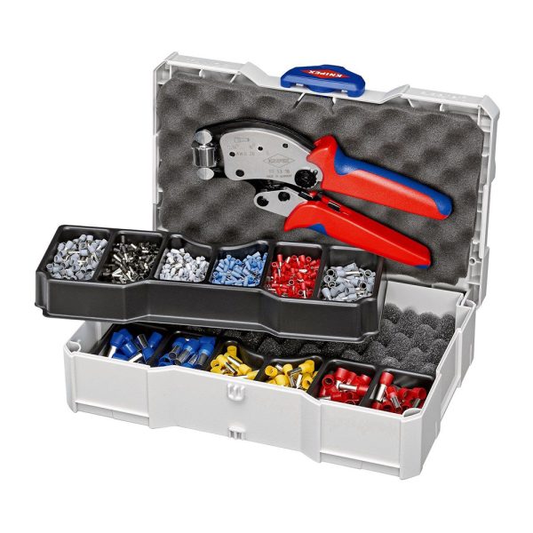 251120256925640a0fda2 Elektro Dot Professional KNIPEX Komplet krimp klešta za krimpovanje Twistor16® sa izolovanim hilznama - 97 90 13 97 90 13