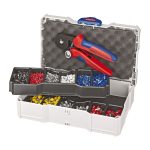 251120256925641d41cb2 Elektro Dot Professional KNIPEX Komplet samopodešavajuća klešta za krimpovanje sa izolovanim hilznama - 97 90 09 97 90 10