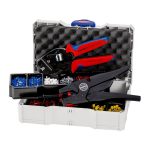 251120256925641e72c24 Elektro Dot Professional KNIPEX Komplet samopodešavajuća krimp klešta za krimpovanje + automatska klešta za skidanje izolacije sa izolovanim hilznama - 97 90 16 97 90 15