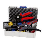 251120256925641f34ada Elektro Dot Professional KNIPEX Komplet samopodešavajuća krimp klešta za krimpovanje + klešta za skidanje izolacije PreciStrip16 sa izolovanim hilznama - 97 90 15 97 90 25