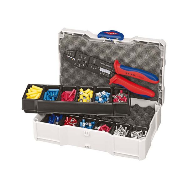 25112025692564221250c Elektro Dot Professional KNIPEX Komplet za krimpovanje klešta za konektore sa izolovanim i neizolovanim konektorima - 97 90 25 97 90 25