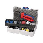 2511202569256424b6f4e Elektro Dot Professional KNIPEX Komplet za krimpovanje krimp klešta PreciForce® sa izolovanim hilznama - 97 90 23 97 90 21