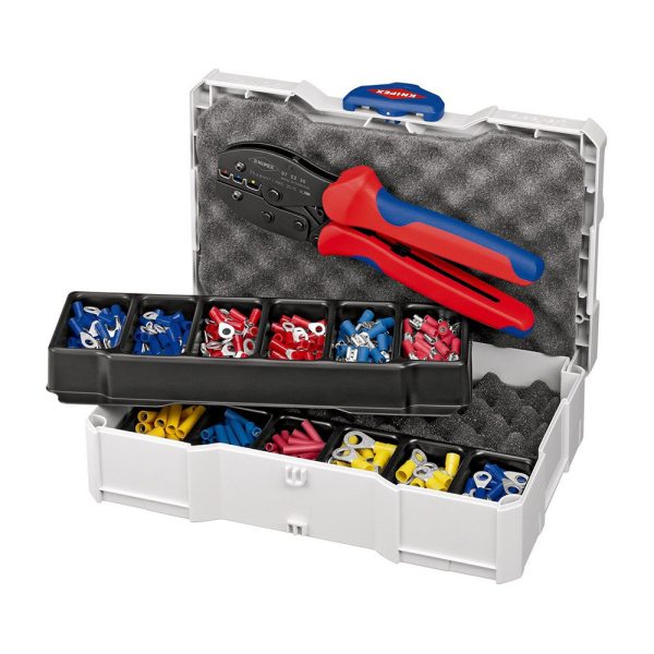 25112025692564255b215 Elektro Dot Professional KNIPEX Komplet za krimpovanje krimp klešta PreciForce® sa izolovanim papučicama - 97 90 21 97 90 21