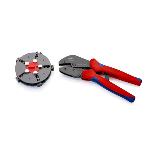 251120256925647f3a53c Elektro Dot Professional KNIPEX MultiCrimp klešta za stezanja sa 5-delnim rezervoarom za brzu izmenu 0.25 - 10mm² - 97 33 02 97 33 02