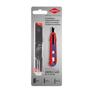 KNIPEX Nožići za CutiX® univerzalni skalpel 18mm, 10 komada - 90 10 165 E02 - Slika 1