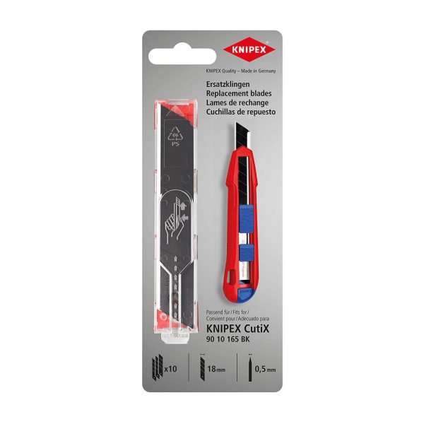 25112025692564933e4d0 Elektro Dot Professional KNIPEX Nožići za CutiX® univerzalni skalpel 18mm, 10 komada - 90 10 165 E02 90 10 165 E02
