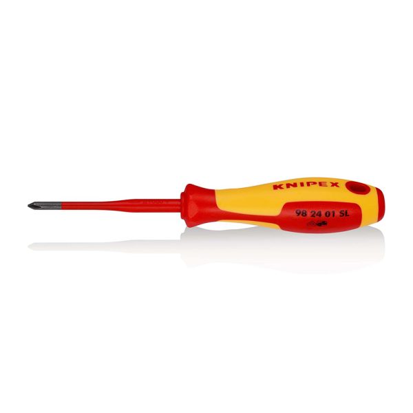 25112025692564ae2dd95 Elektro Dot Professional KNIPEX Odvijač Slim krstasti 1000V VDE PH1 - 98 24 01 SL 98 24 01 SL