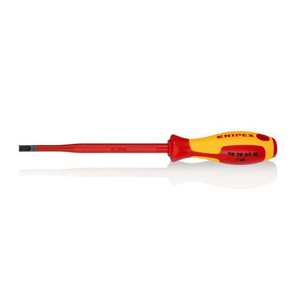 25112025692564b8b9481 Elektro Dot Professional KNIPEX Odvijač slim ravni 1000V VDE 6.5mm - 98 20 65 SL 98 20 65 SL