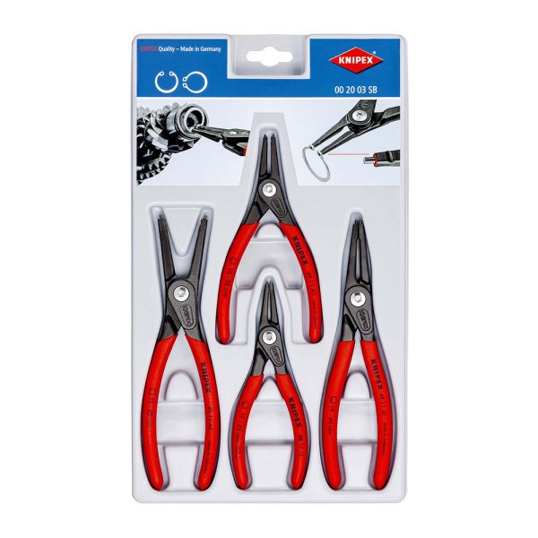 25112025692564e5ee4c6 Elektro Dot Professional KNIPEX Precizna klešta za Seger osigurače set 4/1 - 00 20 03 SB 00 20 03 SB