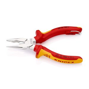 KNIPEX Špicasta kombinovana klešta izolovana 1000V VDE hromirana 145mm - 08 26 145 T BK - Slika 1