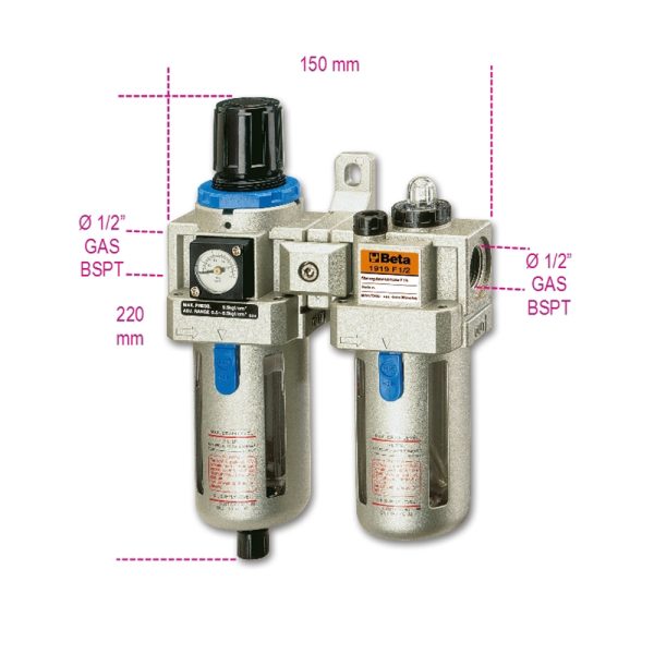 251120256925682ca271a Elektro Dot Professional Filter-regulator-nauljivač 1/2" 1919F1/2