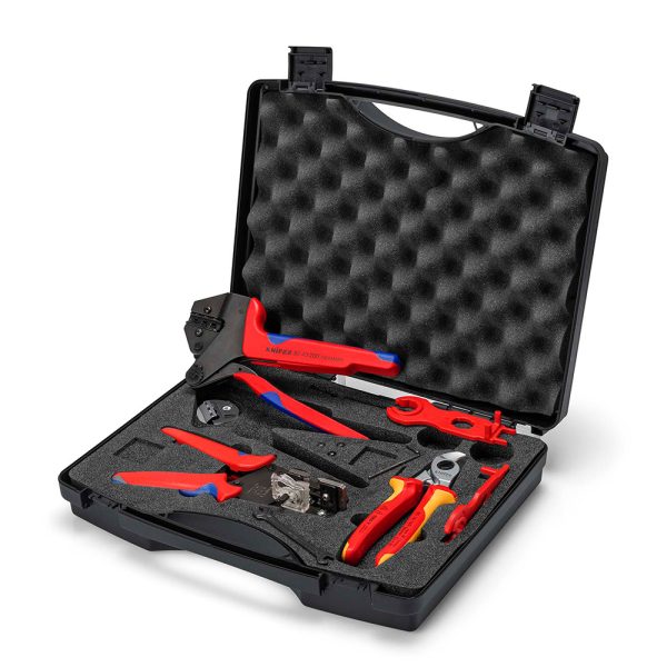 25112025692569814456f Elektro Dot Professional KNIPEX 7-delni set alata za fotovoltaiku, za konektore za solarne kablove MC4 - 97 91 04 V01 97 91 04 V01
