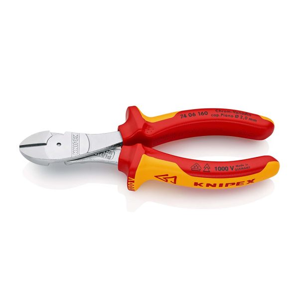 251120256925699ac9bac Elektro Dot Professional KNIPEX Bočne sečice ojačane izolovane 1000V VDE 160mm blister pakovanje - 74 06 160 SB 74 06 160 SB