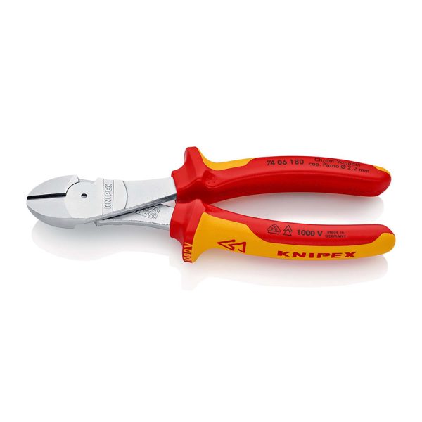 251120256925699b5687d Elektro Dot Professional KNIPEX Bočne sečice ojačane izolovane 1000V VDE 180mm blister pakovanje - 74 06 180 SB 74 06 180 SB