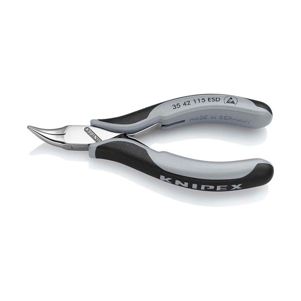 25112025692569b60cb6d Elektro Dot Professional KNIPEX Elektroničarska klešta za hvatanje ESD pod 45° 115mm - 35 42 115 ESD 35 42 115 ESD