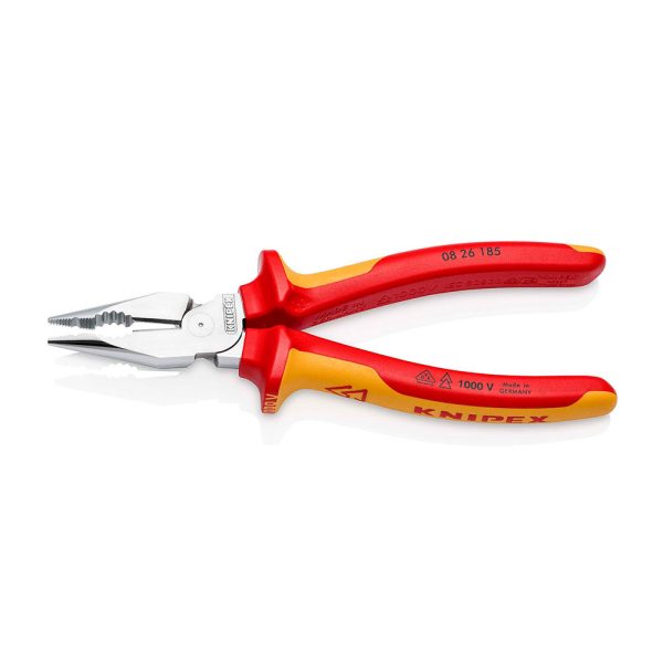 25112025692569d0587d5 Elektro Dot Professional KNIPEX Izolovana kombinovana špic klešta 1000V VDE 185mm blister pakovanje - 08 26 185 SB 08 26 185 SB