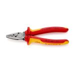 2511202569256a2af2724 Elektro Dot Professional KNIPEX Klešta za krimpovanje hilzni (kablovskih završetaka) 1000V VDE 180mm - 97 78 180 97 68 145 A