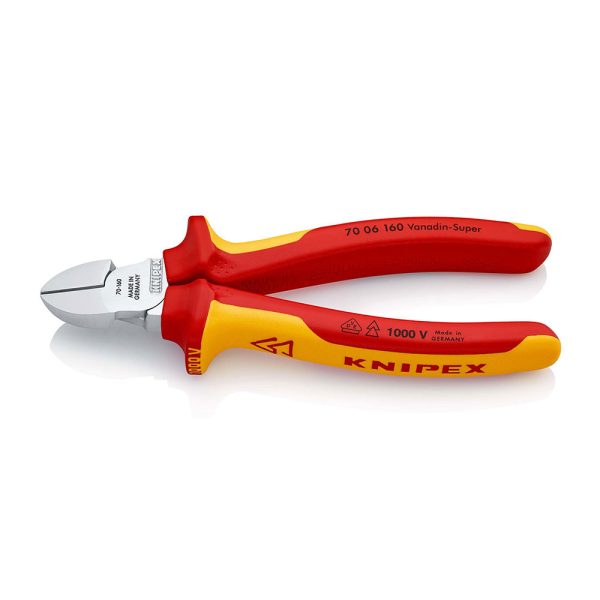 2511202569256a97c4494 Elektro Dot Professional KNIPEX Kose sečice izolovane 1000V VDE hromirane 160mm blister pakovanje - 70 06 160 SB 70 06 160 SB