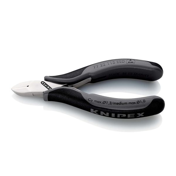 2511202569256ab311950.jpeg 2511202569256ab311950 Elektro Dot Professional KNIPEX Kose sečice za elektroniku ESD 115mm - 77 22 115 ESD 77 22 115 ESD