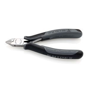 KNIPEX Kose sečice za elektroniku s umetnutom oštricom od tvrdog metala ESD 120mm - 77 32 120 H ESD - Slika 1