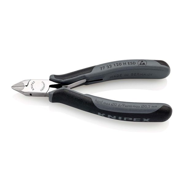 2511202569256ab96ee05.jpeg 2511202569256ab96ee05 Elektro Dot Professional KNIPEX Kose sečice za elektroniku s umetnutom oštricom od tvrdog metala ESD 120mm - 77 32 120 H ESD 77 32 120 H ESD
