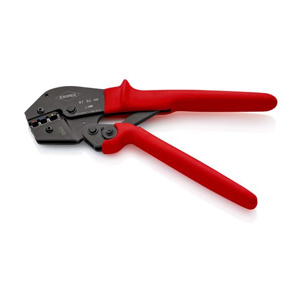 2511202569256acb280d8.jpeg 2511202569256acb280d8 Elektro Dot Professional KNIPEX Krimp klešta za izolovane stopice i konektore 250mm blister pakovanje - 97 52 06 SB 97 52 06 SB