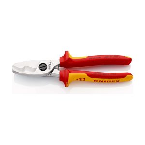 KNIPEX Makaze za kablove sa dvostrukom oštricom izolovane VDE 1000V 200mm blister pakovanje - 95 16 200 SB - Slika 1