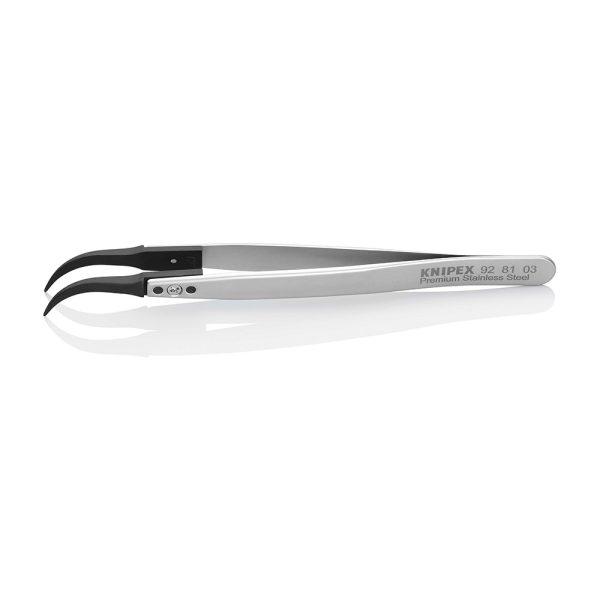2511202569256b33a5208 Elektro Dot Professional KNIPEX Pinceta sa izmenljivim ESD vrhovima zakrivljena 130mm - 92 81 03 92 81 03