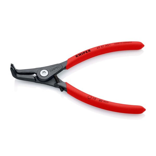 2511202569256b5130222 Elektro Dot Professional KNIPEX Precizna kriva klešta za spoljašnje sigurnosne prstenove sa graničnikom 165mm - 49 41 A21 49 41 A21