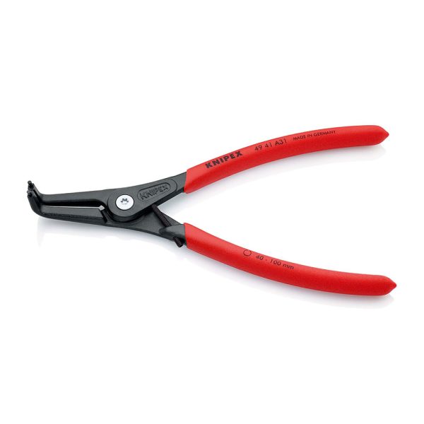 2511202569256b51b84c5 Elektro Dot Professional KNIPEX Precizna kriva klešta za spoljašnje sigurnosne prstenove sa graničnikom 210mm - 49 41 A31 49 41 A31