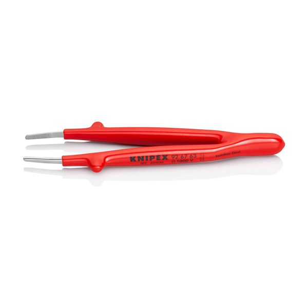 2511202569256b54d17ff Elektro Dot Professional KNIPEX Precizna pinceta - tupa 1000V VDE 145mm izolovana - 92 67 63 92 67 63