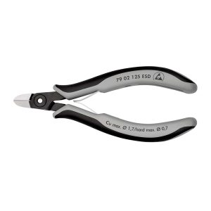 KNIPEX Precizne kose sečice za elektroniku ESD 125mm - 79 02 125 ESD - Slika 1