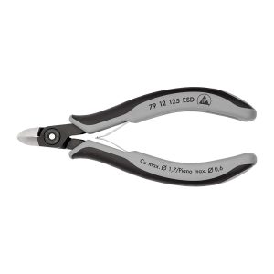KNIPEX Precizne kose sečice za elektroniku ESD 125mm - 79 12 125 ESD - Slika 1