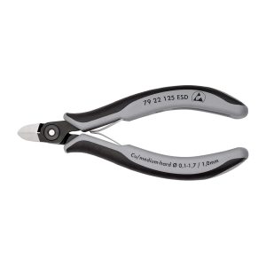 KNIPEX Precizne kose sečice za elektroniku ESD 125mm - 79 22 125 ESD - Slika 1