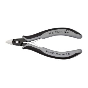 KNIPEX Precizne kose sečice za elektroniku ESD 125mm - 79 32 125 ESD - Slika 1