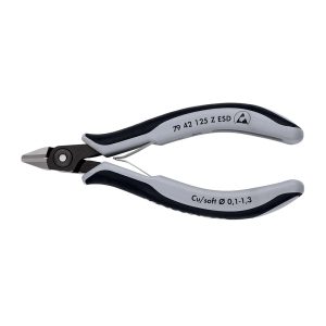 KNIPEX Precizne kose sečice za elektroniku ESD 125mm - 79 42 125 Z ESD - Slika 1