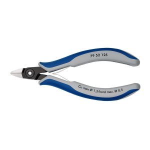 KNIPEX Precizne kose sečice za elektroniku sa stezaljkom 125mm - 79 52 125 - Slika 1