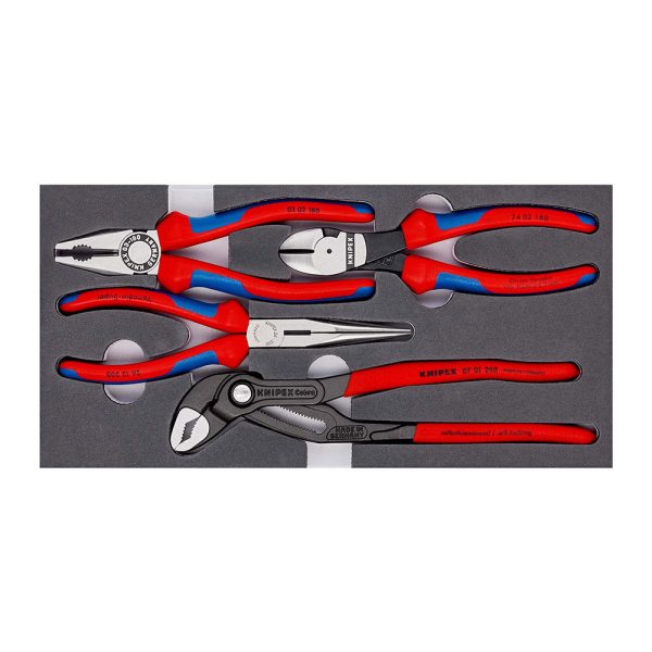 2511202569256ba7f17c7 Elektro Dot Professional KNIPEX Set klešta Basic 4/1 u penastom ulošku - 00 20 01 V15 00 20 01 V15