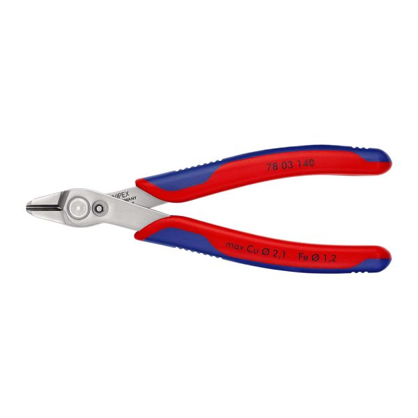 2511202569256bd23bcb6 Elektro Dot Professional KNIPEX Super Knips® sečice elektroničarske 140mm blister pakovanje - 78 03 140 SB 78 03 140 SB