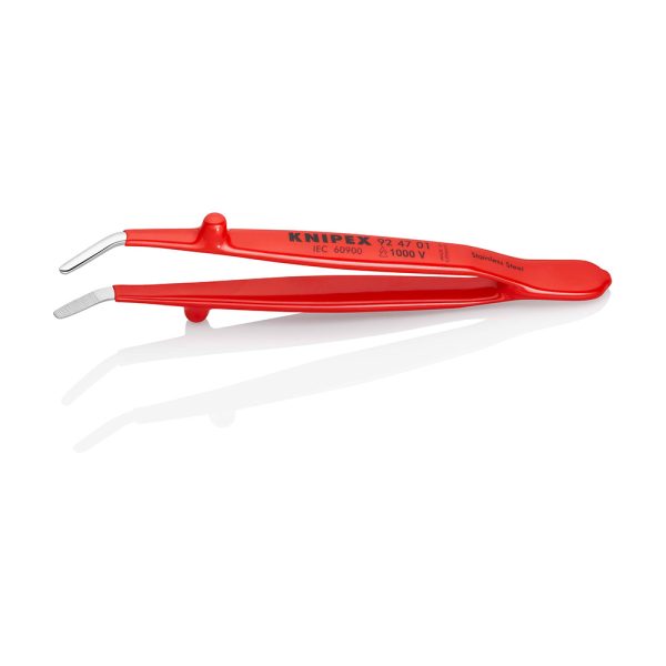 2511202569256bef4c234 Elektro Dot Professional KNIPEX Univerzalna pinceta izolovana zakrivljena 142mm - 92 47 01 92 47 01