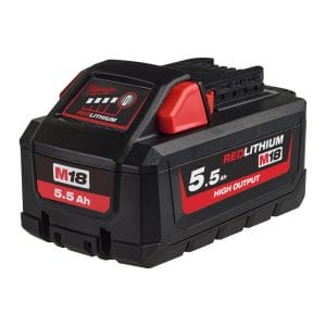 Baterija Li-ion 18V / 5.5Ah ‘HIGH OUTPUT’ - M18HB5.5 - Slika 3