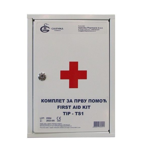 2704202669ef261a0f505 Elektro Dot Professional Ormarić za pružanje prve pomoći TS1, metalni, pun