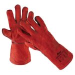 2704202669ef263f9f28f Elektro Dot Professional Zaštitne ruk. za zavarivače SANDPIPER RED, crvene boje, EN 388 2144X, EN 407 413X3X, EN 12477 tip A