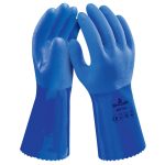 2704202669ef26884f3be Elektro Dot Professional Zaštitne hemijske rukavice SHOWA 660, PVC, plave boje, EN 388 4121X, EN 374 JKL